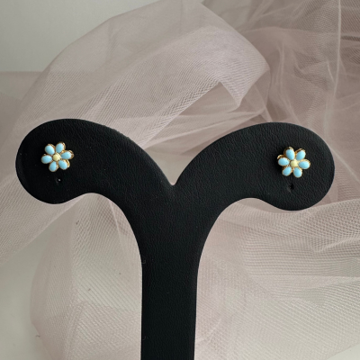 Childrens Medical Earrings 21K