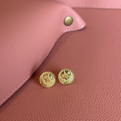 Original Quarter Lira Earrings (Screw Closure)