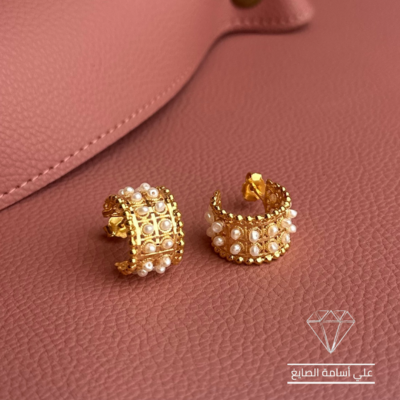 Double Pearl Earrings