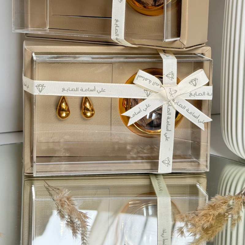 Large Bottega Earrings + Bukhoor