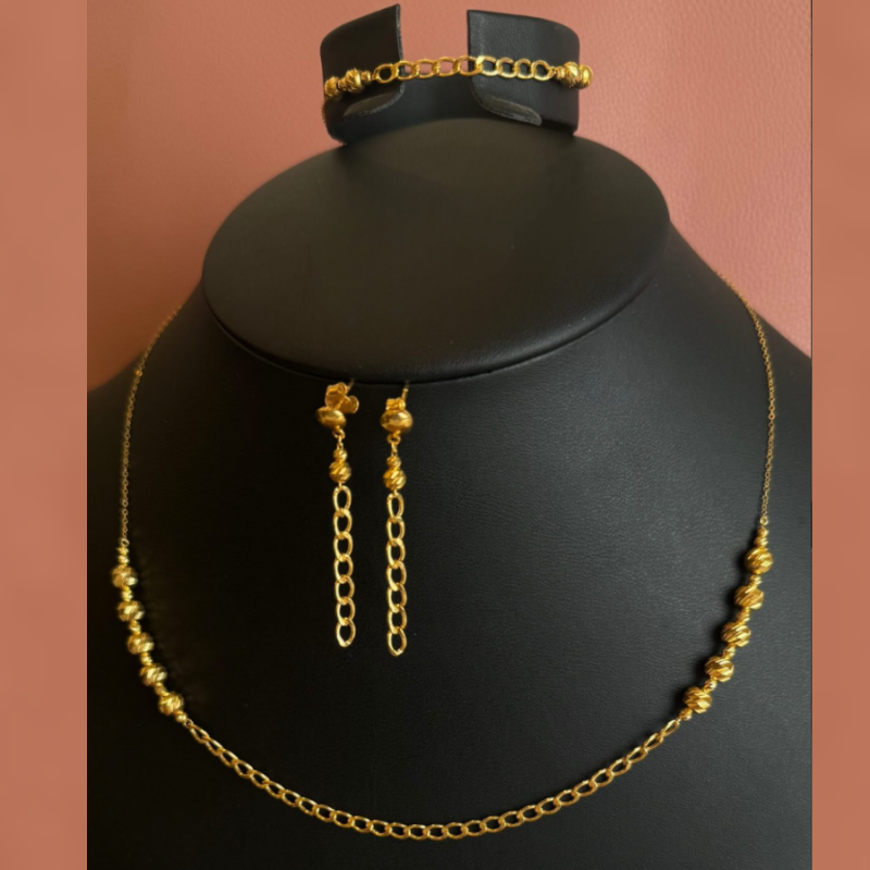 21K Gold Jewelry Set