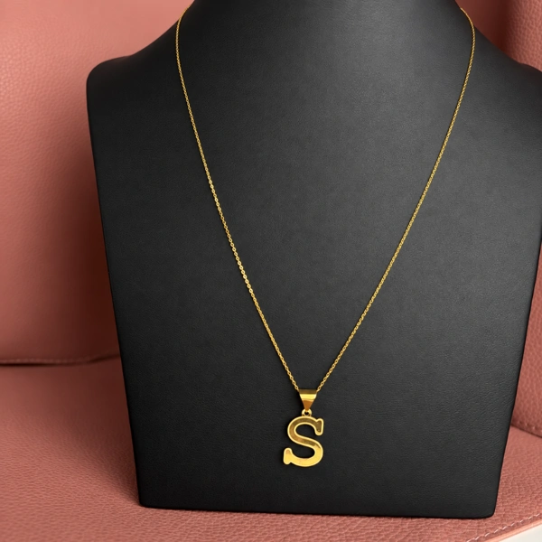 S Necklace ( Pendant with Necklace )