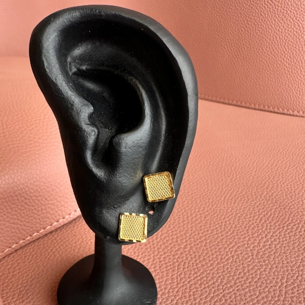 Square Earrings (Medical Closer )