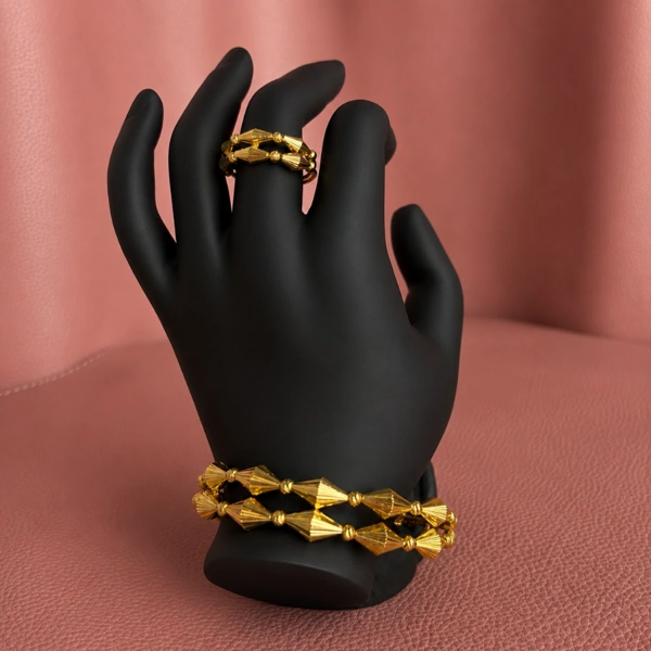 Two Line Bracelet ( Free Size )