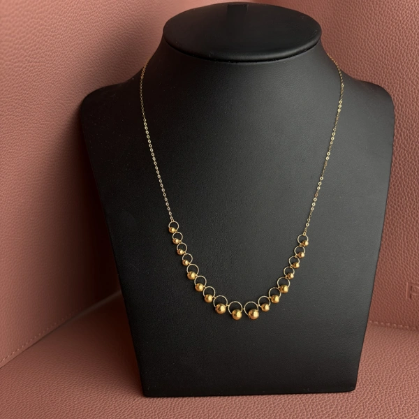 Golden Bubbles Necklace 